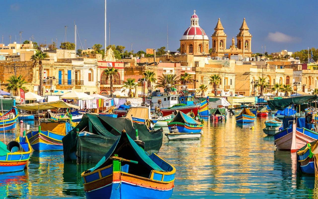 Marvellous Apartment With Valletta And Harbour Views Sliema Exterior foto