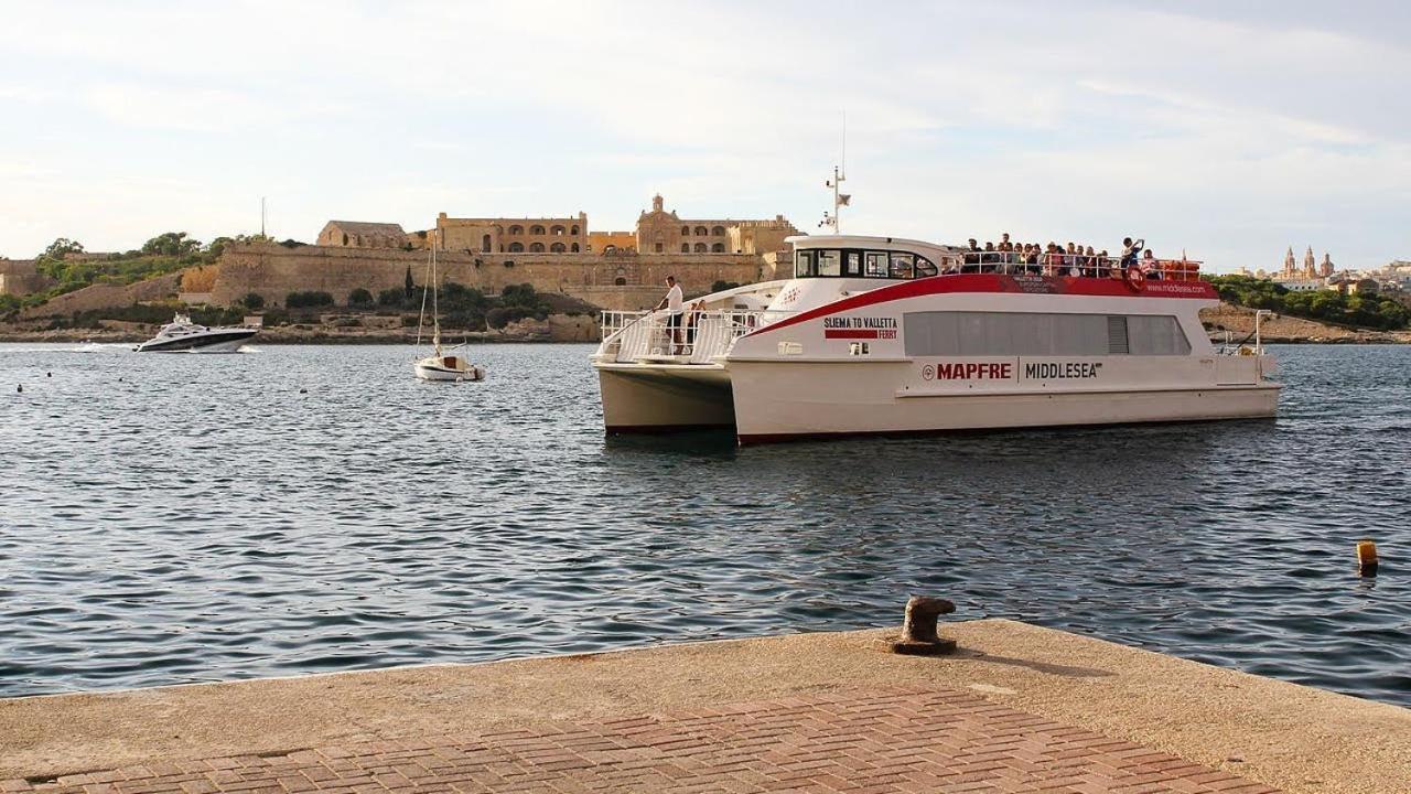 Marvellous Apartment With Valletta And Harbour Views Sliema Exterior foto
